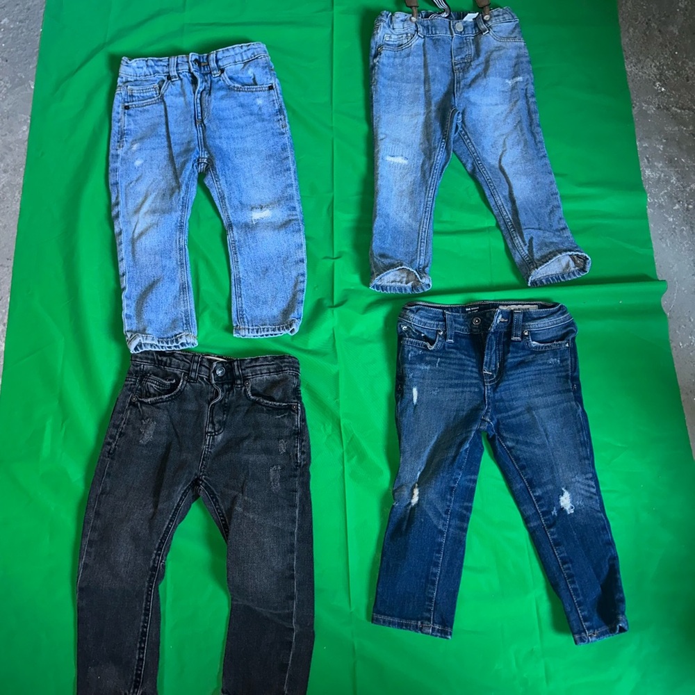 BUNDLE - 4 Boys Jeans Sz 2t